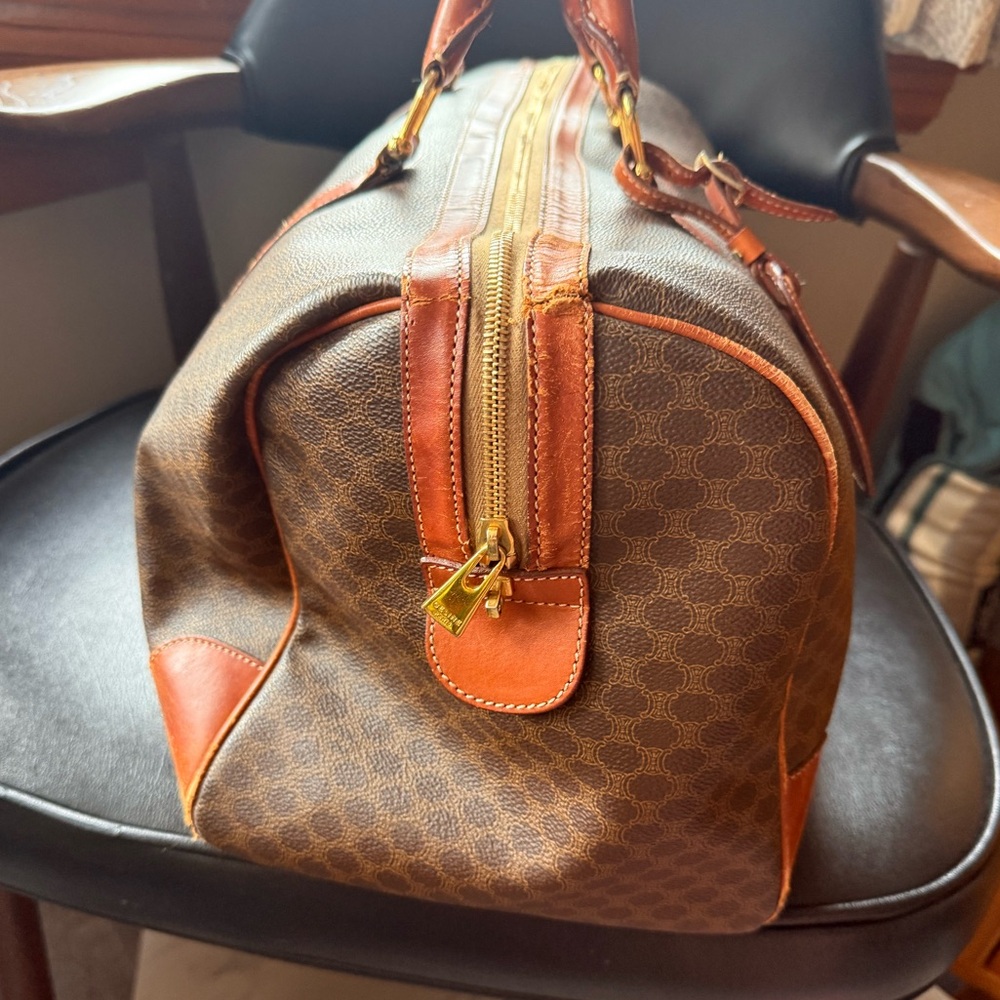 Celine Triomphe Monogram Weekender - Picture 9 of 9